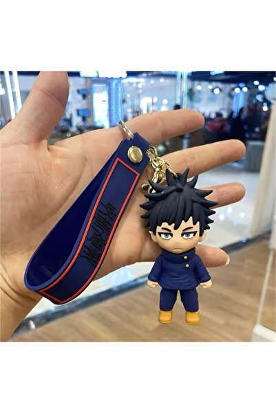Köstebek Anime Megumi Fushiguro Silicone Keychain