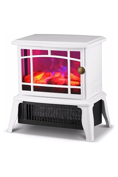 Optim Solution Electric Fireplace, OPTIM SOLUTION, Flame Effect, Heat Source, 1500W, PTC Heating, Overheat Protecti