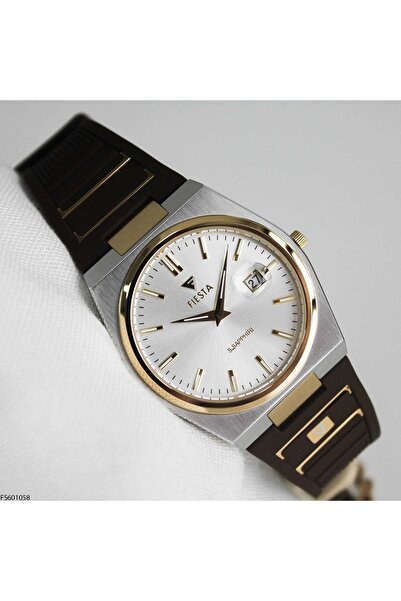 Fiesta Fs601058 Silicone Strap Men's Wristwatch