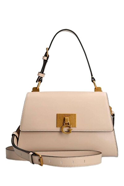 Guess Handbag Women's Stephi Beige Tote Bag Timeless Elegant