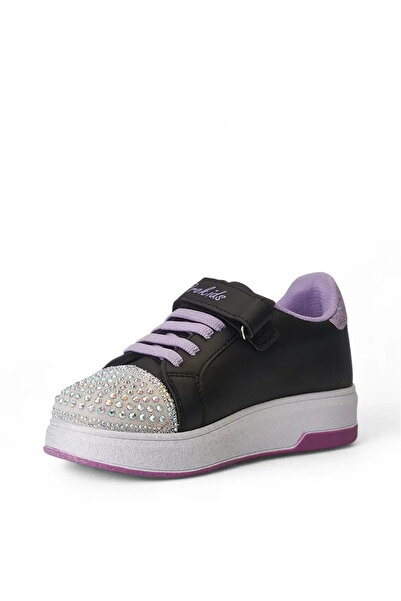 NeSe Shoes Kromili Kız Çocuk Spor Ayakkabısı Sneaker (1 NUMARA BÜYÜK ALINIZ)(DAR KALIP)
