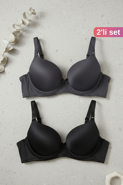 ARMİLLİA DİMODA Sutien fără căptușeală din 2 piese pentru femei – Design conf...