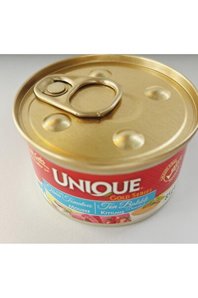 Unique Gold Series Mousse Kıyılmış Tuna Ton Balıklı Tahılsız Kedi Konservesi 85 Gr X 6 Adet uniqton6a