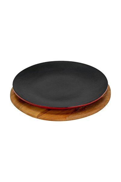 Lava طبق تقديم دائري من الخشب المصبوب وخشب الزان. قطر (قطر الدائرة) 25 سم.