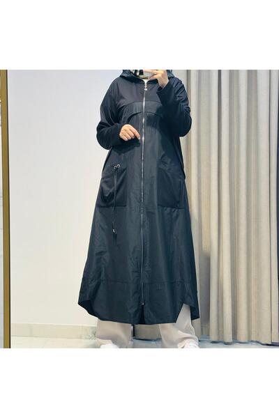 AlMarwah Parachute Fabric Detail Hooded Cap