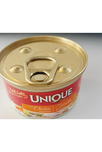Unique Gold Series Mousse Kıyılmış Tavuklu Tahılsız Kedi Konservesi 85 Gr X 6 Adet TYCC1RRBJN17274531399212