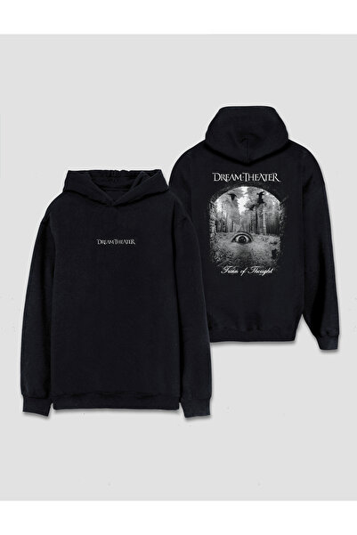 Darkia Dream Theater Metal Grup Sırt Baskılı Kapşonlu Sweat Hoodie