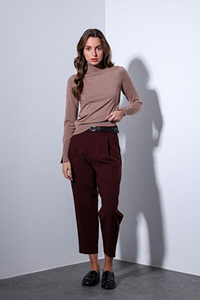 Antioch Burgundy Pensli Women's Trousers