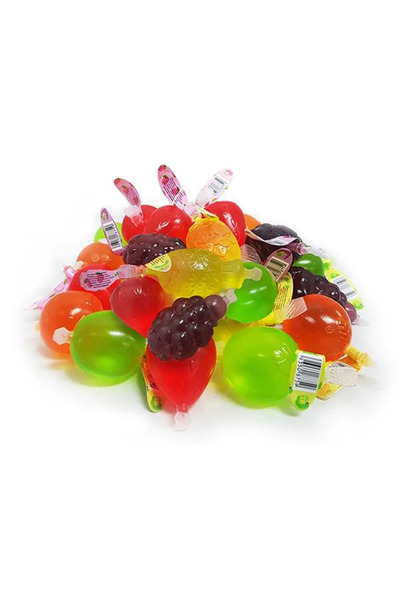 Genel Markalar JELLY FRUITS Yenilebilir Meyveli jole 50'li Kutu