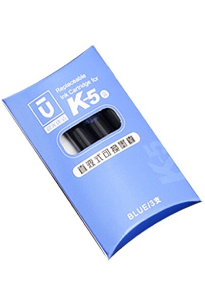 M&G Rezerve cerneala roller K5, 3 buc/set, albastru, 0.8ml