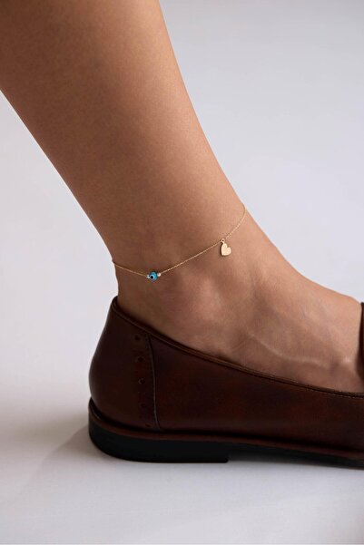 Tufanlar Kuyumculuk 14 Ayar Nazar ve Kalp Altın Halhal