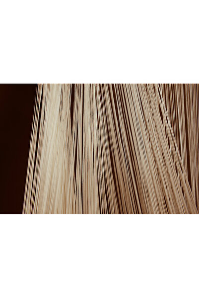 AKÇA TEKSTİL İP ZİNCİR KREM RENK EN 100 CM BOY 280 CM HAZIR DÜĞMELERİ DİKİLMİŞ İP PERDE