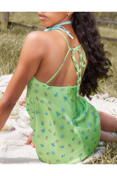 Pretty Little Thing PRETTYLITTLETHING mini dress, green