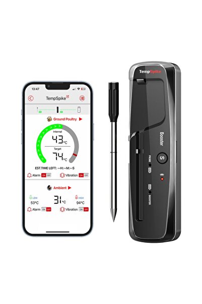 ThermoPro TP961 Şarjlı 150m Kablosuz Alarmlı 1Problu Telefon Kontrollü Profes...