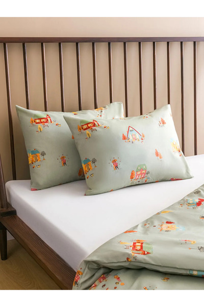 LC Waikiki LCW HOME Baskılı Çift Kişilik Nevresim Seti