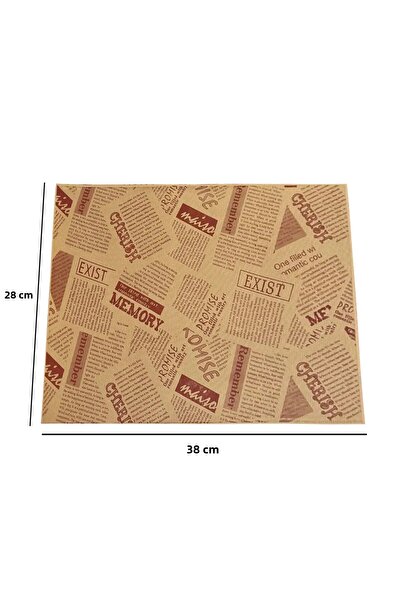 zezedesing Vintage Newspaper Patterned Presentation Paper