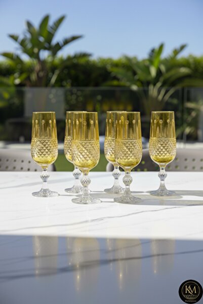 Kristal Market Cutting Crystal Handworked Coffee so Flute Water Cup