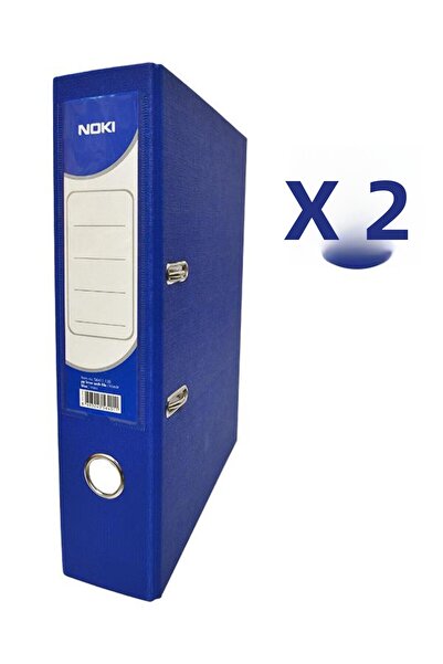 Noki Folder Plastic Slatted Wide Blue 2-Piece