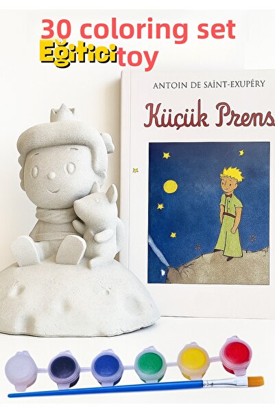 Craft3D Atölye مجموعة تلوين شخصية الأمير الصغير - نشاط تلوين للأطفال