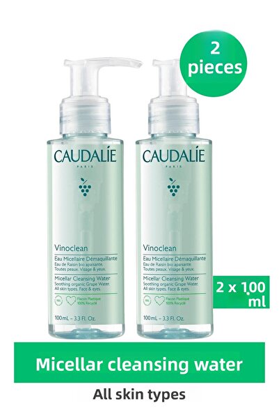 Caudalie Vinoclean Cleansing Water 100 ml 2 Pieces