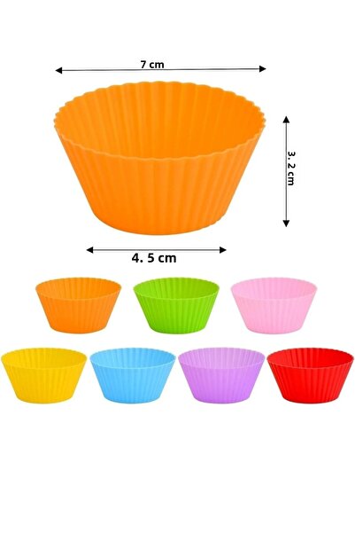 Acarlar Ticaret 12 كبسولة سيليكون للكب كيك