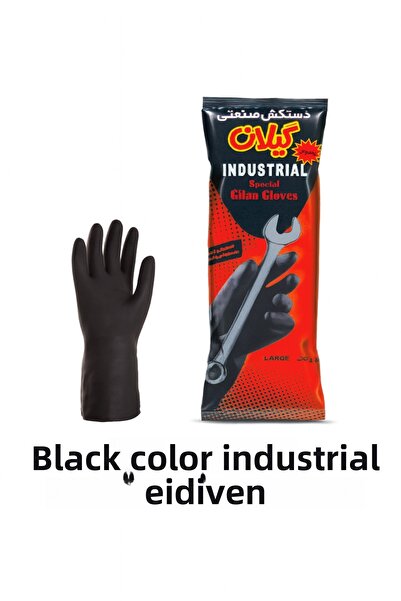 Yenilig Black Color Industrial Work Gloves – Durable and Long-Lasting