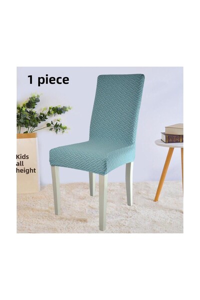 StarMall Brick Pattern Lycra Jacquard Fabric Chair Cover, Elastic, Stretch Ch...