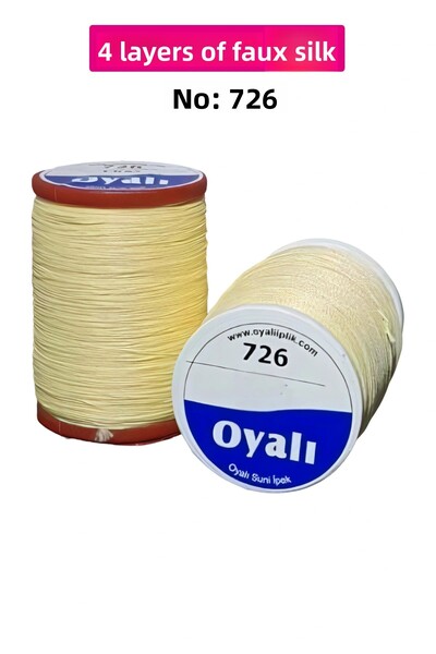 sedustore Κέντημα 4 στρώσεων από ψεύτικο μεταξωτό νήμα κεντήματος με χάντρες κροσέ Κέντημα Νο:726