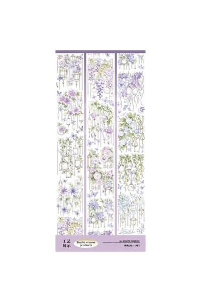 İthal L19-100cm hologram cicek PET Tape