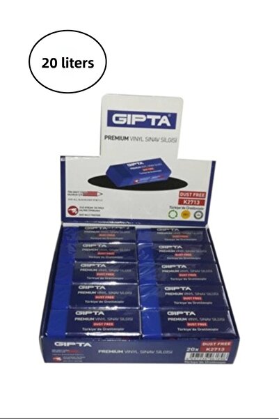 Gıpta 24 قطعة ممحاة امتحان ممتازة خالية من الغبار باللون الأزرق