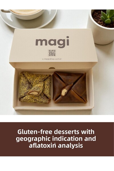 Magi خليط مكسرات خالٍ من الغلوتين - خالٍ من السكر المكرر / خارجي عادي وداخلي زبدة البندق، 400 جرام