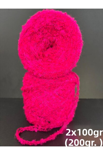 Ana&Kuzusu İplik خيط بوكلت فوشيا (3 طبقات) خيط حياكة سميك 200 جرام