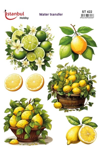 İstanbul Hobi ورق نقل مائي 25×35 سم ST-422