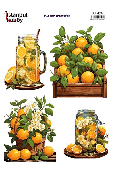 İstanbul Hobi ورق نقل مائي 25×35 سم ST-425