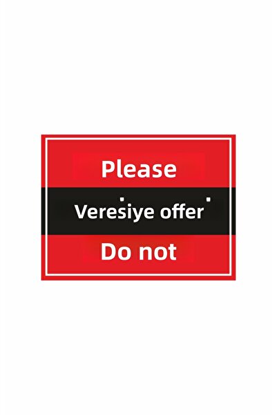 liyanamoda Do Not Offer Your Services at Work Sign