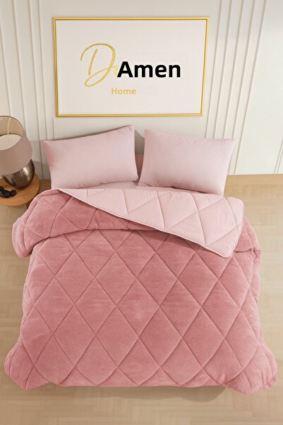 DAMIEN Single Luxury Powder Feather Wellsoft Quilt Double-Sided 155X215