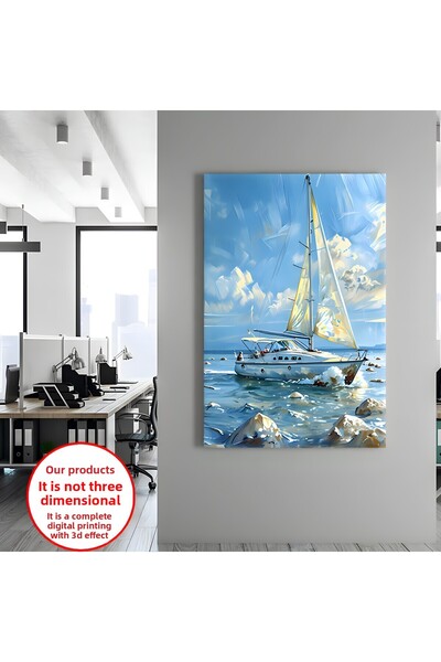 Harikabirev PANZA-PENTRU PERETE-PIATRĂ DE SALĂ BARCĂ ALBASTRĂ 2 |   TABLO PE ...