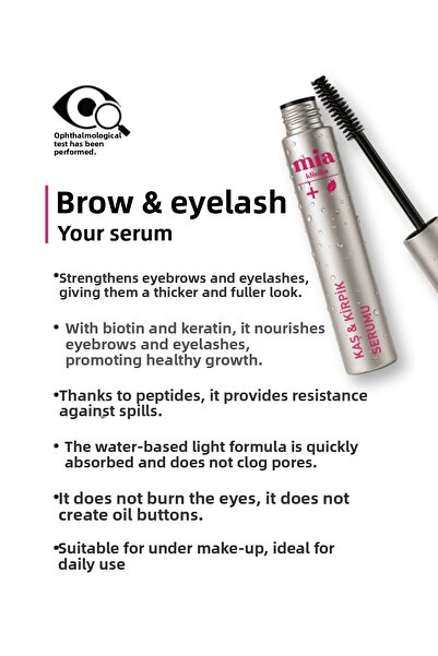 mia klinika مصل تقوية الحواجب والرموش المائي