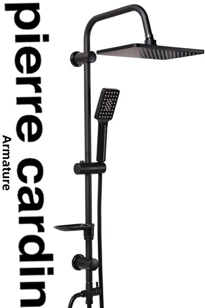 Pierre Cardin Roma Black Rain Shower System