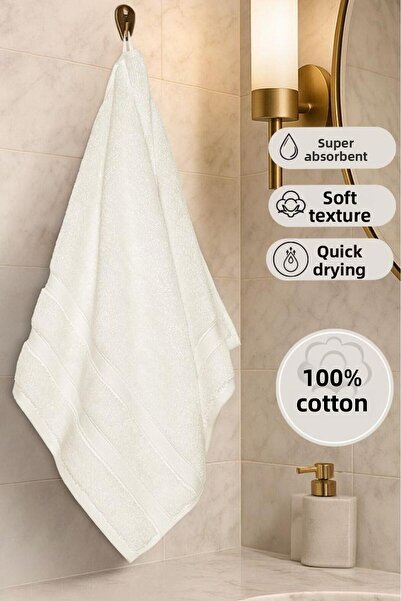 Karna Home منشفة قطنية فردية كارنا بريميوم مورغان - 50 × 90
