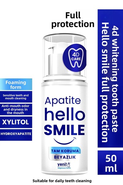 Apatite Hello Smile معجون أسنان تام بروتيك 4D للتبييض 50 مل