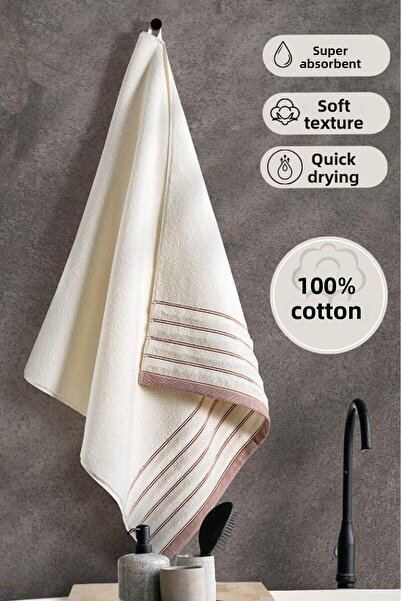 Karna Home منشفة فردية من القطن الميكرو كارنا إيكو فيستا - 70 × 140