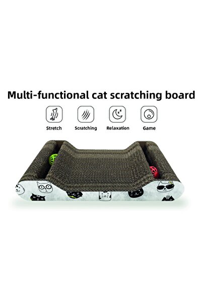 EMS Ambalaj Cardboard Cat Scratching Bell Bulk 38*6*20