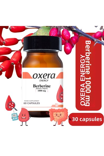 OXERA ENERGY بيربيرين بيربيريس فولغاريس 1000 ملغ – 60 كبسولة مكمل غذائي