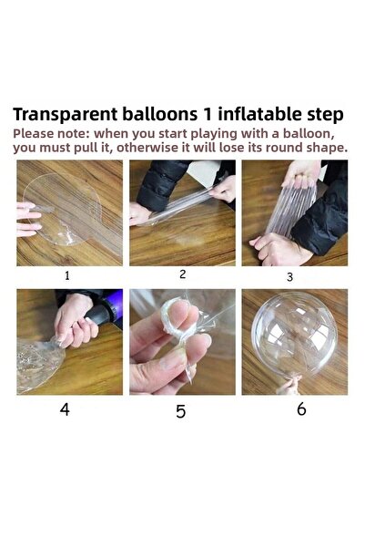 Skygo Red Glitter Round Transparent Balloon 24 Inch