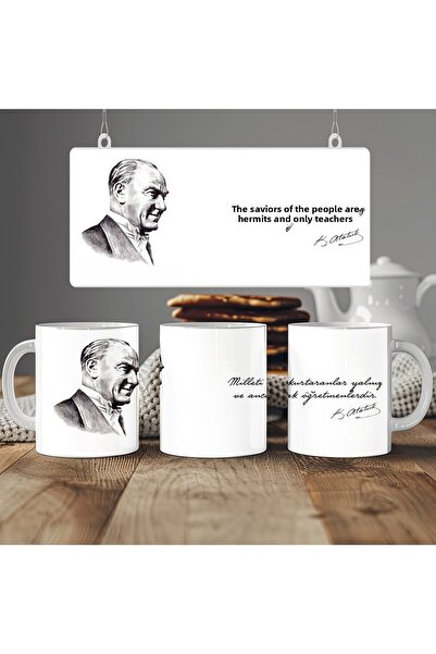 Beramussa Ataturk Quotes and Official Mug - Signed by Mustafa Kemal -''Those ...