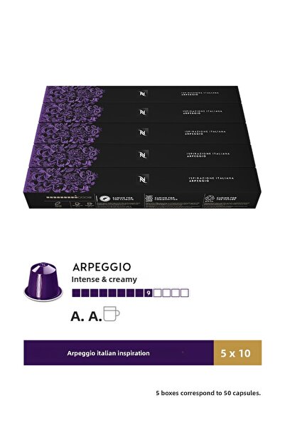 Nespresso أربيجيرو برايس كوفي إسكيسيت 50 كبسولة