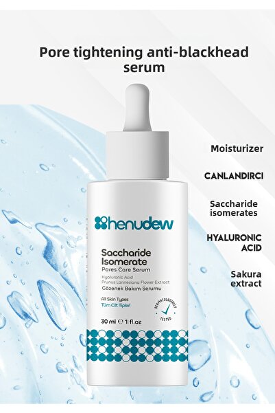 Henudew مصل العناية بالبشرة لتضييق المسام، ومكافحة الرؤوس السوداء، والترطيب، ...
