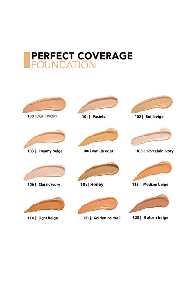 Flormar Flormar Perfect Coverage Foundation 113 Medium Beige
