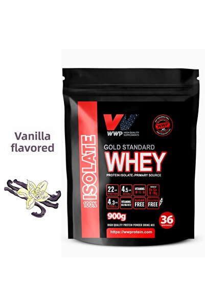 WWP Gold Standard Whey Isolate – Isolate Protein Powder – 900g – Vanilla Flav...